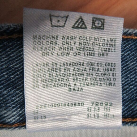 LEE Big & Tall Regular Fit Straight Leg Denim Jeans Mens Size 52x32 Cotton NWT - Picture 10 of 11